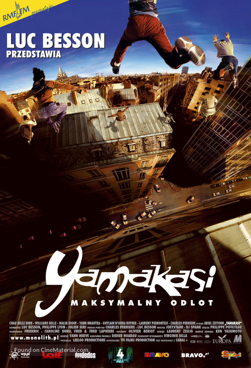 Yamakasi - Polish Movie Poster
