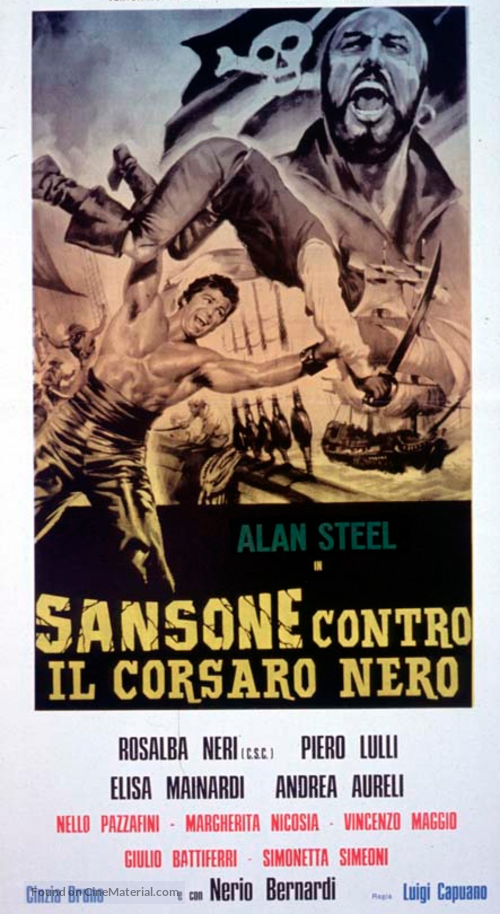 Sansone contro il corsaro nero - Italian Movie Poster
