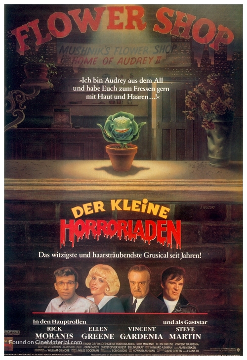 Little Shop of Horrors - German Movie Poster