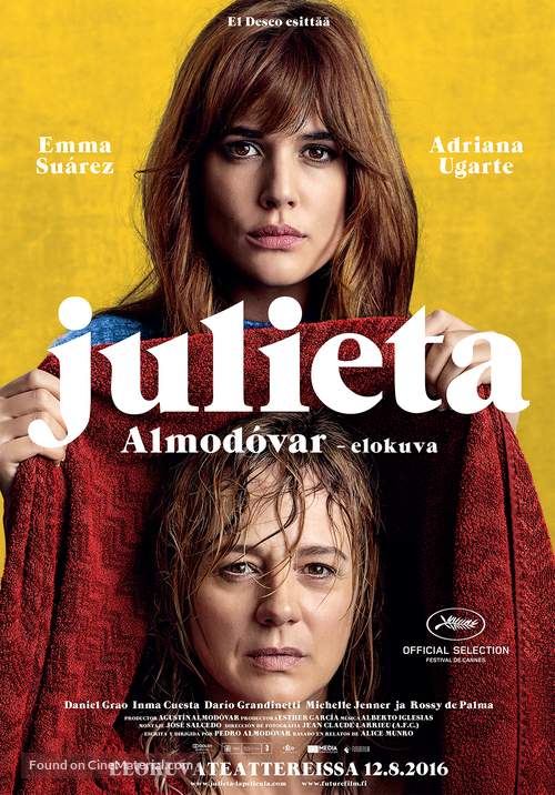 Julieta - Finnish Movie Poster