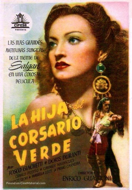 La figlia del corsaro verde - Spanish Movie Poster