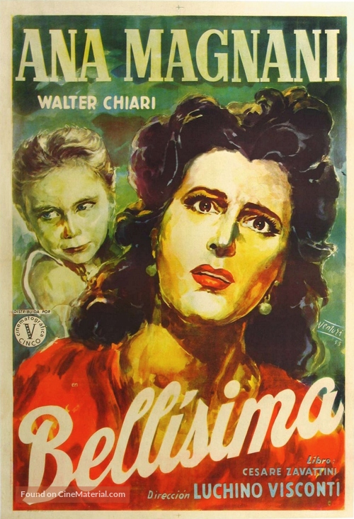 Bellissima - Argentinian Movie Poster