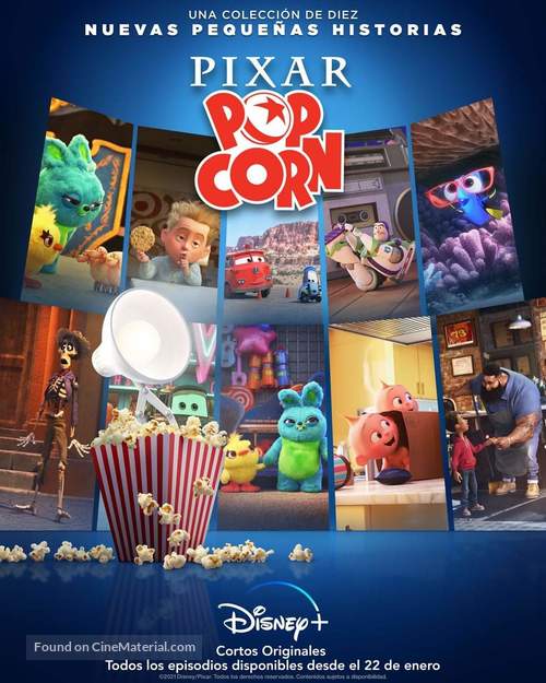 &quot;Pixar Popcorn&quot; - Mexican Movie Poster