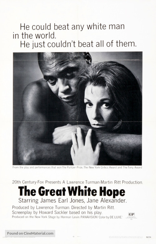 The Great White Hope - Movie Poster