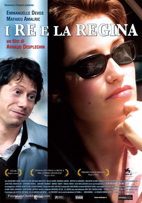 Rois et reine - Italian Movie Poster