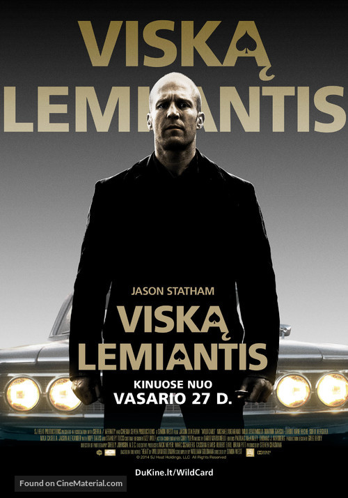 Wild Card - Lithuanian Movie Poster
