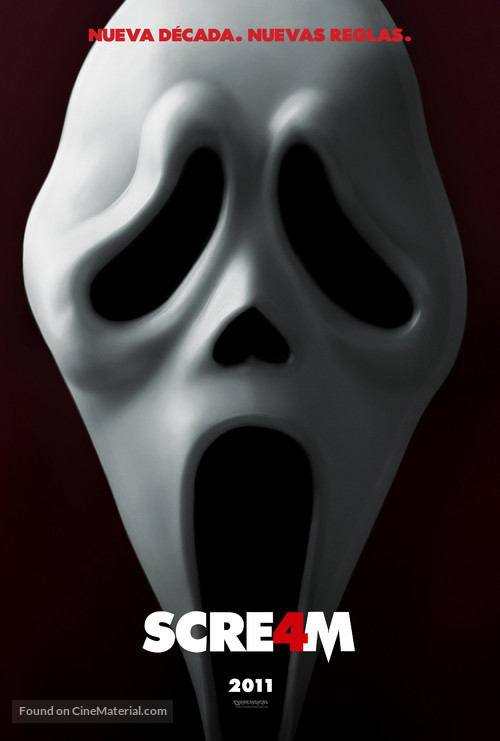 Scream 4 - Mexican Movie Poster