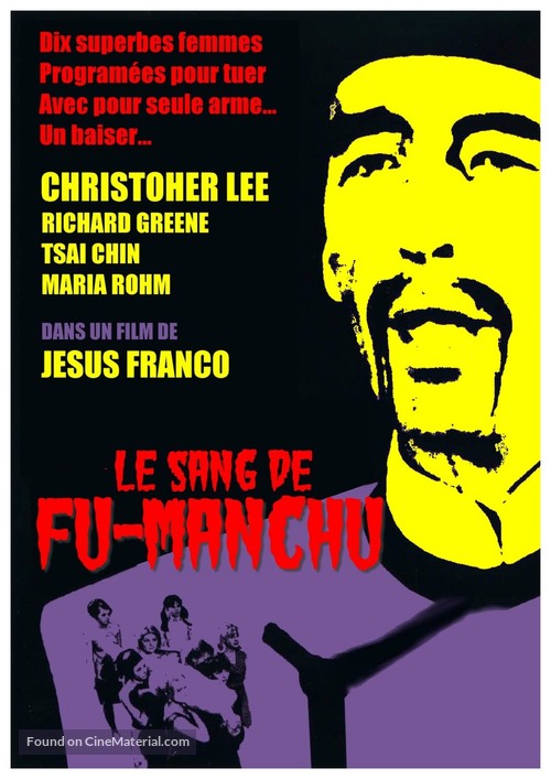 The Blood of Fu Manchu - French Movie Poster