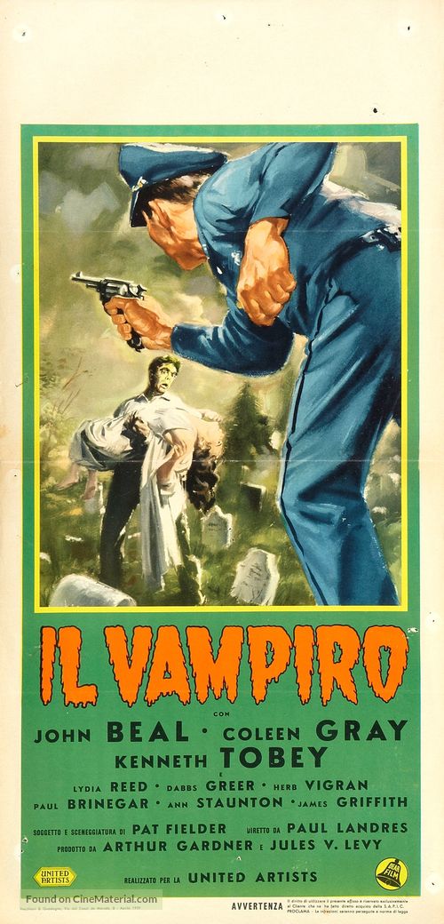 The Vampire - Italian Movie Poster