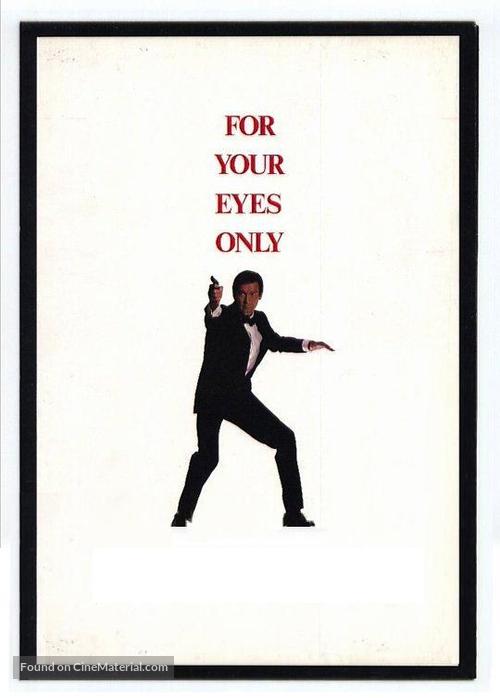 For Your Eyes Only - Teaser movie poster