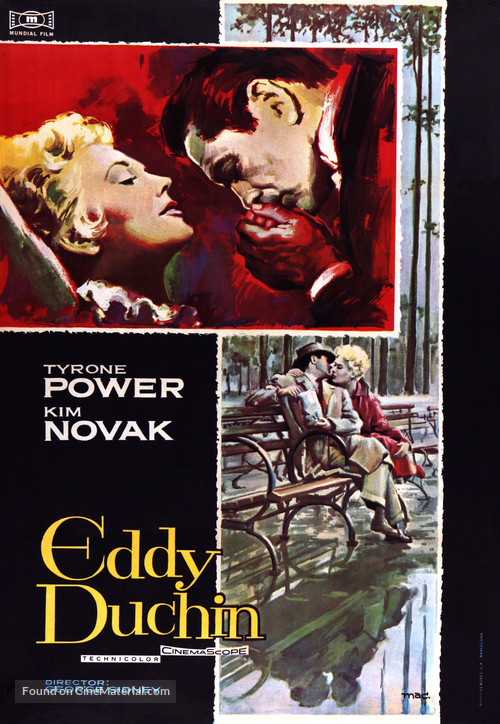 The Eddy Duchin Story - Spanish Movie Poster