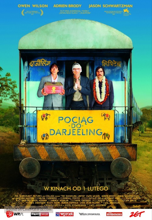 The Darjeeling Limited - Polish Movie Poster