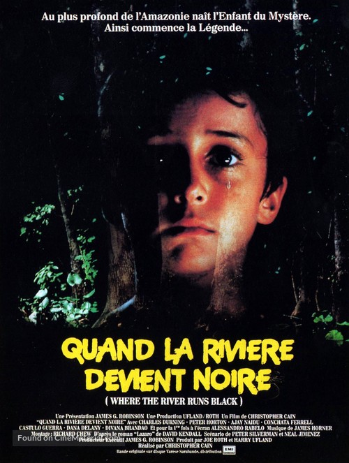 Where the River Runs Black - French Movie Poster