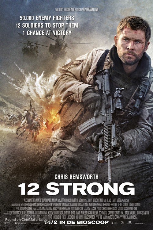 12 Strong - Dutch Movie Poster