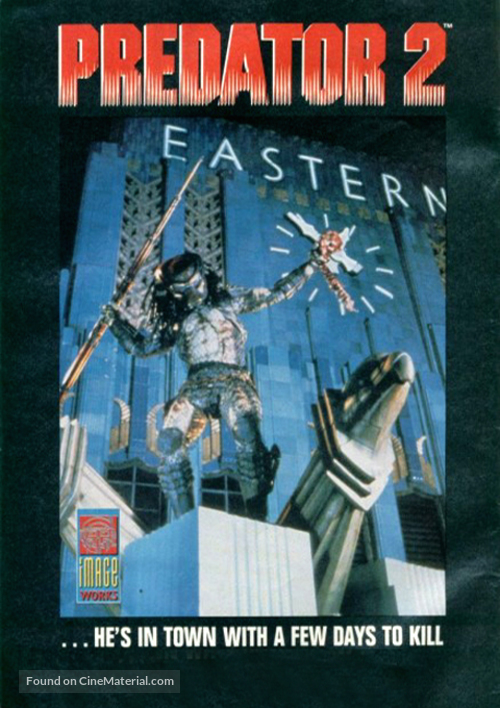 Predator 2 - DVD movie cover