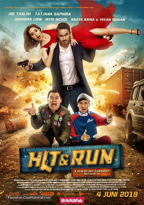 Hit &amp; Run - Indonesian Movie Poster