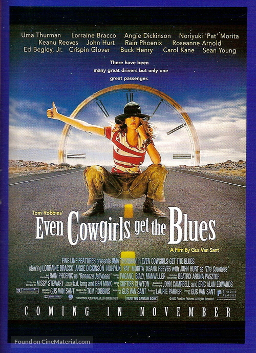 Even Cowgirls Get the Blues - Movie Poster