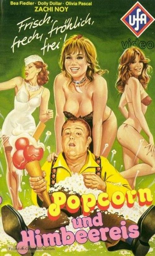 Popcorn und Himbeereis - German VHS movie cover