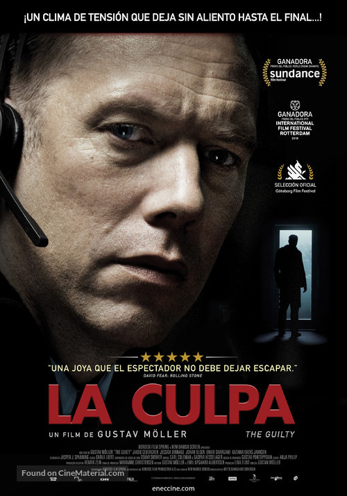 Den skyldige - Uruguayan Movie Poster