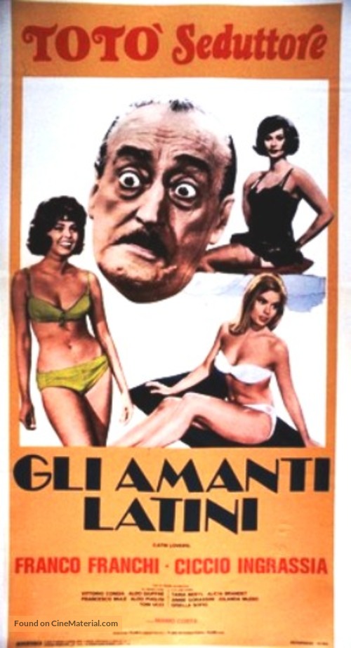 Gli amanti latini - Italian Movie Poster