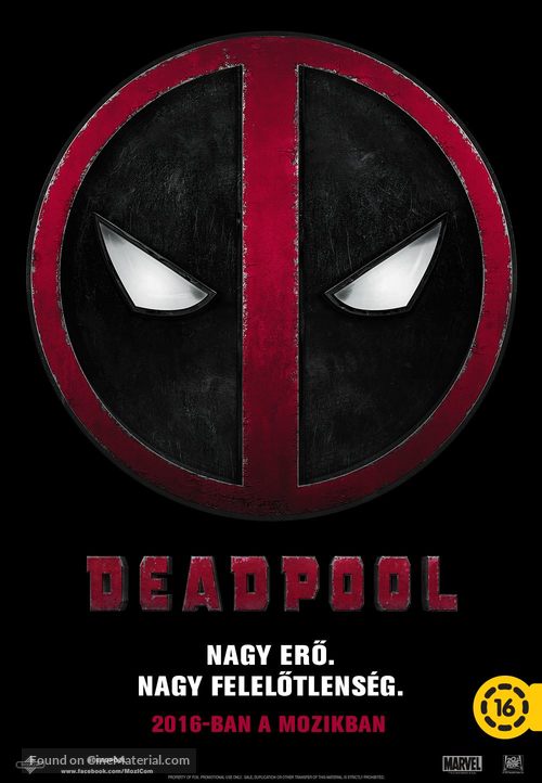 Deadpool - Hungarian Movie Poster