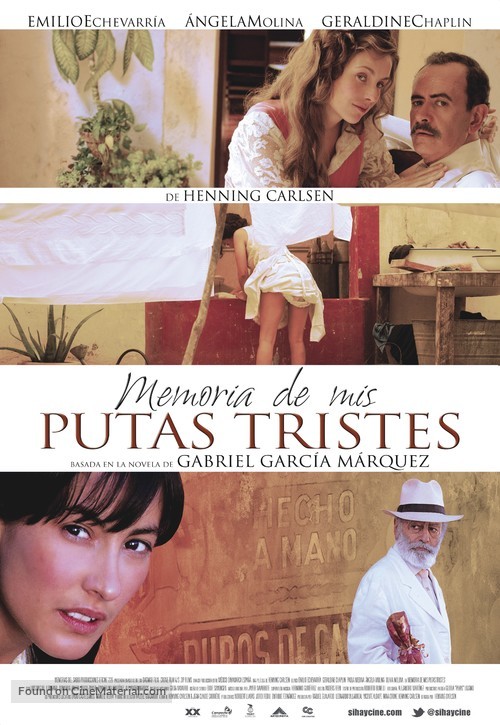 Memoria de mis putas tristes - Colombian Movie Poster