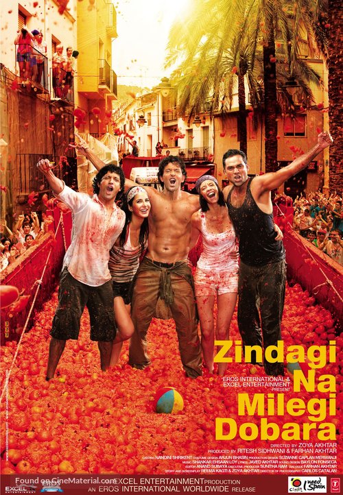 Zindagi Na Milegi Dobara - Indian Movie Poster