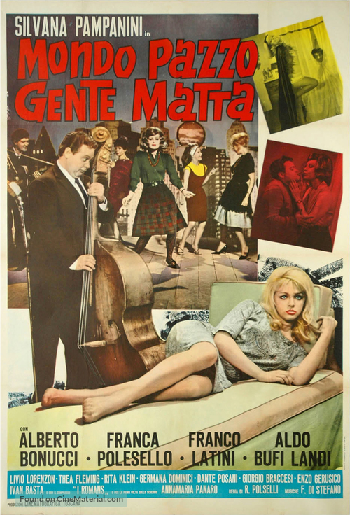 Mondo pazzo... gente matta! - Italian Movie Poster