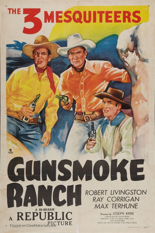 Gunsmoke Ranch - Re-release movie poster