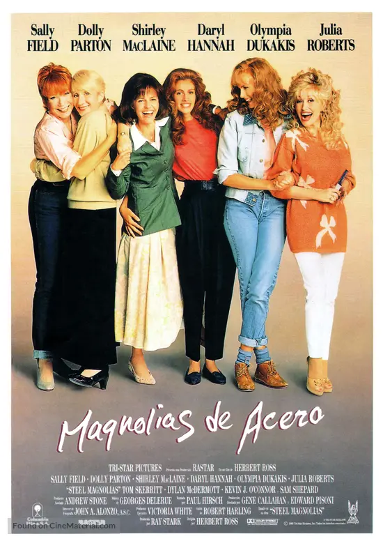 Steel Magnolias - Spanish Movie Poster