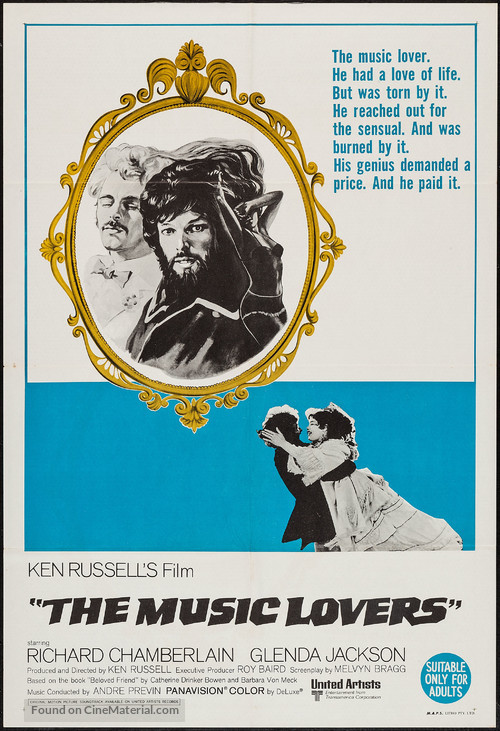 The Music Lovers - Movie Poster