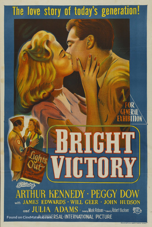 Bright Victory - Australian Movie Poster