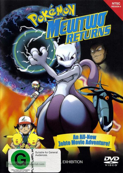 Pok&egrave;mon: Mewtwo Returns - New Zealand DVD movie cover