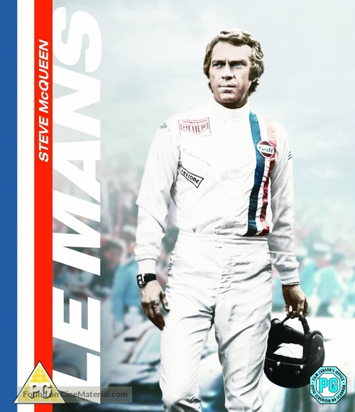 Le Mans - British Blu-Ray movie cover
