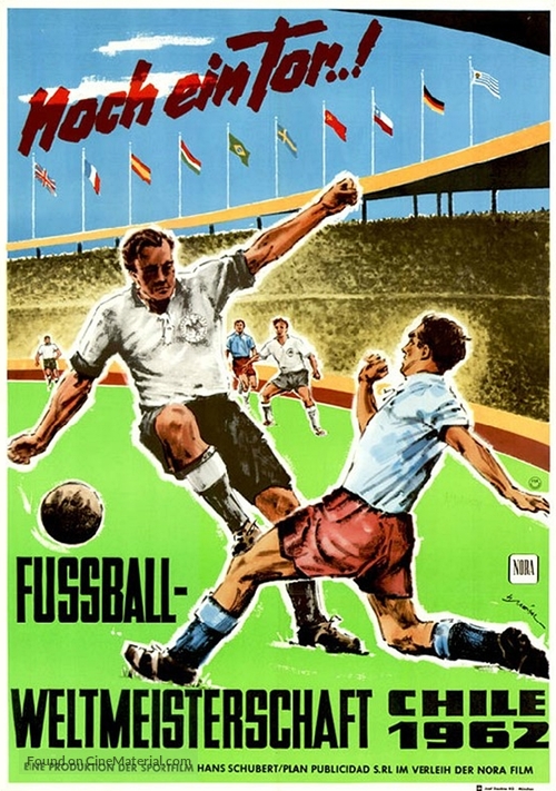 Fu&szlig;ballweltmeisterschaft Chile 1962 - German Movie Poster