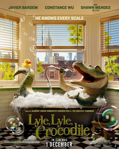 Lyle, Lyle, Crocodile - Malaysian Movie Poster