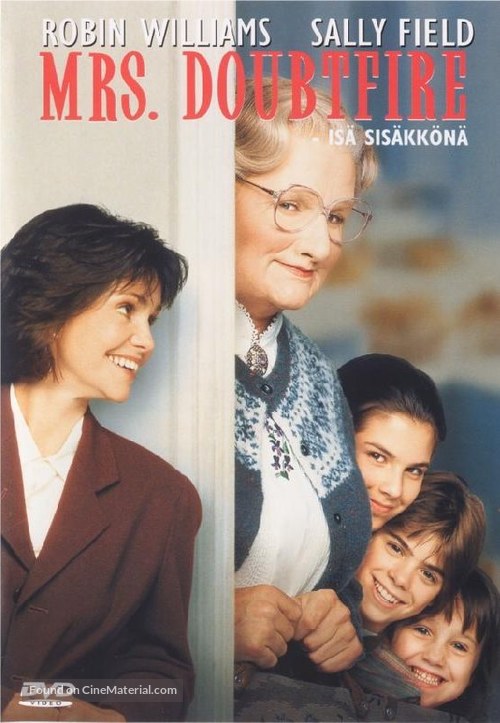 Mrs. Doubtfire - Finnish Movie Cover