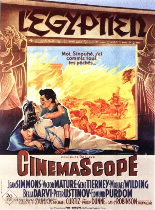 The Egyptian - French Movie Poster