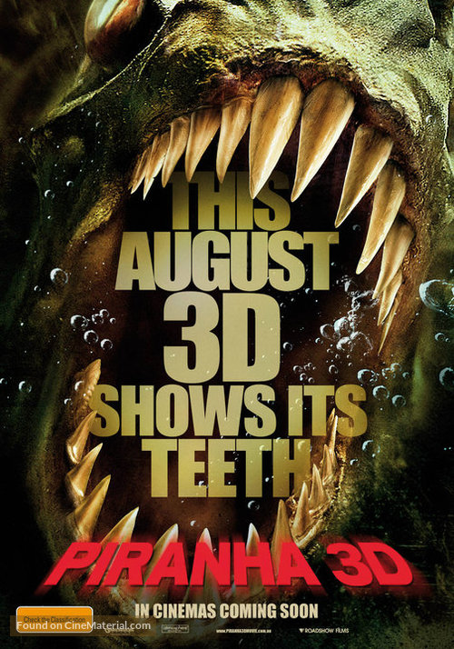 Piranha - Australian Movie Poster