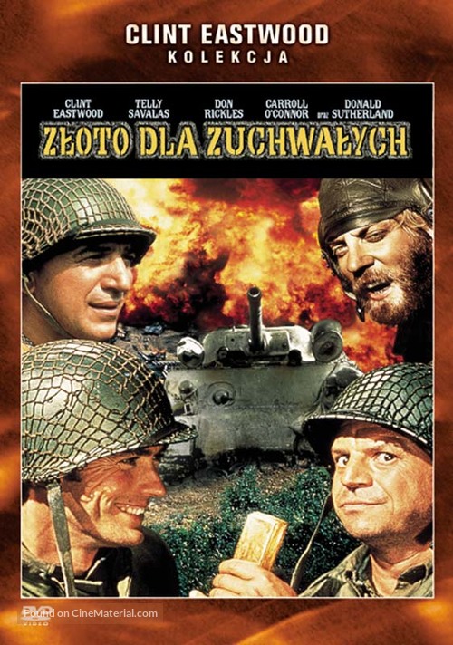 Kelly&#039;s Heroes - Polish DVD movie cover