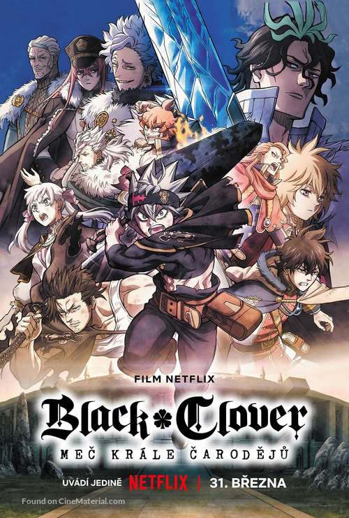 Black Clover: Sword of the Wizard King - Czech Movie Poster