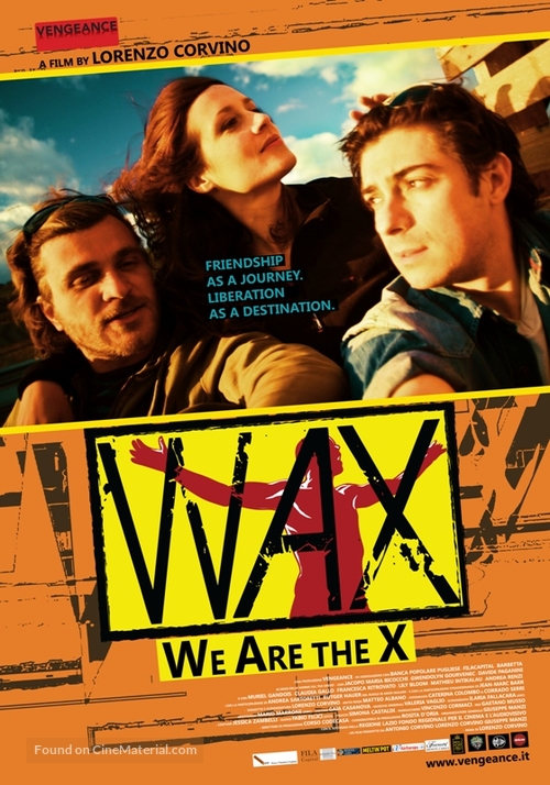 WAX: We Are the X - Italian Movie Poster
