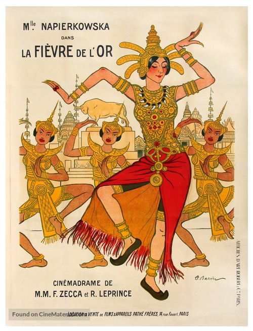 La fi&egrave;vre de l&#039;or - French Movie Poster