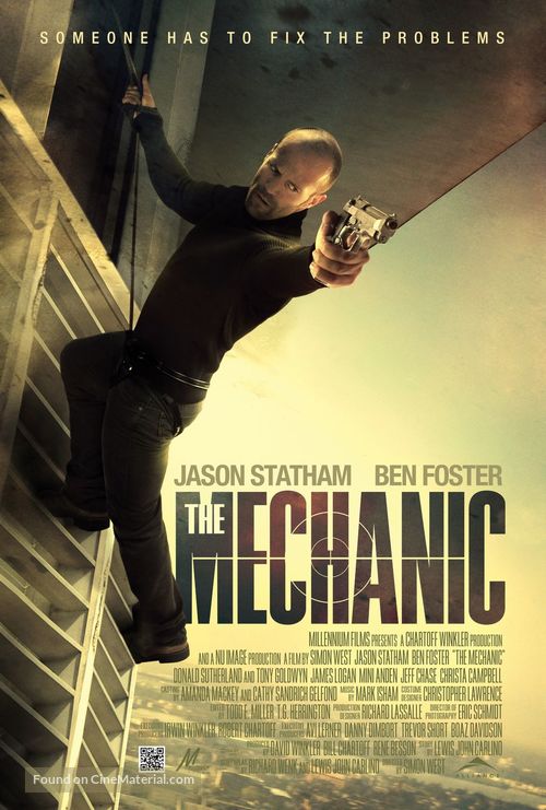 The Mechanic - Canadian Movie Poster