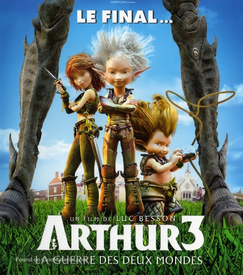 Arthur et la guerre des deux mondes - French Blu-Ray movie cover