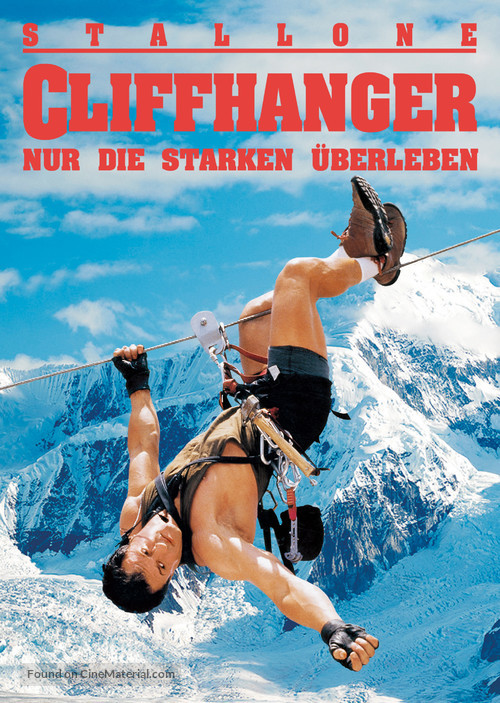 Cliffhanger - German DVD movie cover