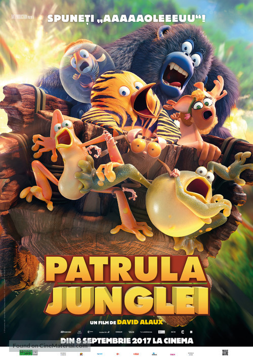 Les As de la Jungle - Romanian Movie Poster