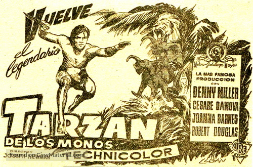 Tarzan, the Ape Man - Spanish poster