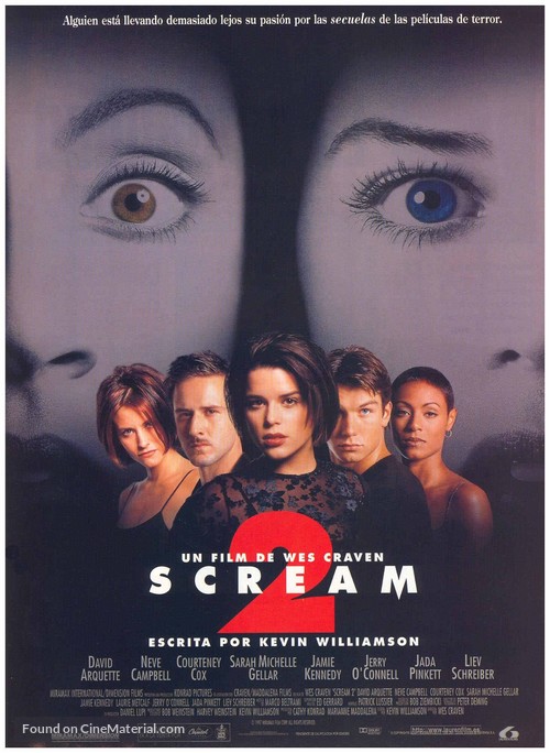 Scream 2 - Spanish Movie Poster