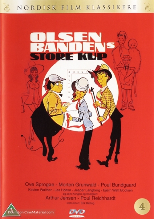 Olsen-bandens store kup - Danish DVD movie cover